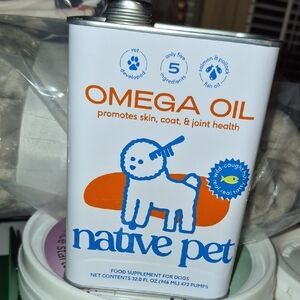 Native Omega Oil White & Orange Small Pet Supplement